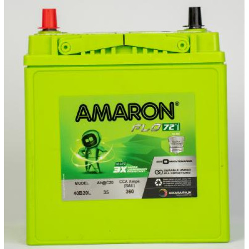 AMARON FLO Automotive Battery - 40B20L (AAM-FL-00040B20L)